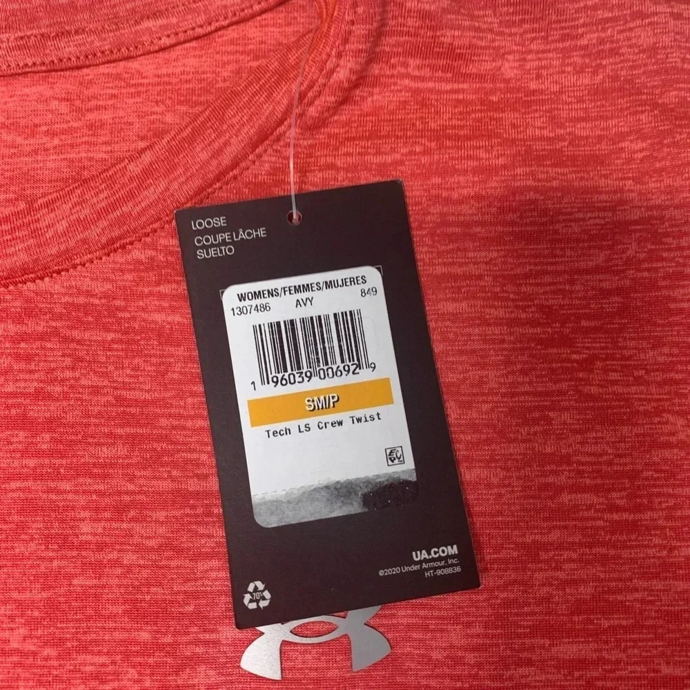 Women's UA Tech™ Twist Crew Long Sleeve - Picture 3 of 5